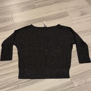 Kirra Charcoal Gray Crew Neck Sweater